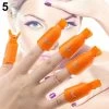 Professional Reusable Plastic Gel Polish Soak Off Remover Wrap Clip Cap - ORANGE 10pc -Chic Beauty Shop 12700o600 57363 62580 76121 19485 15079 72477 75566.1629302377