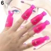Professional Reusable Plastic Gel Polish Soak Off Remover Wrap Clip Cap - ROSE RED 10pc -Chic Beauty Shop 12700rr600 87683 23794 76739 36932 33840 38146 69482.1629302377