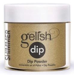 Gelish Dip Powder Give Me Gold - 0.8 Oz / 23 G