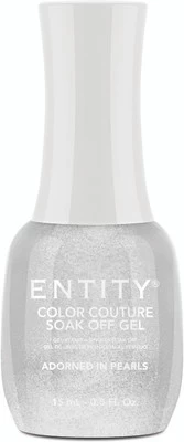 Entity Color Couture Soak Off Gel ADORNED IN PEARLS- 15 ML / .5 Fl Oz