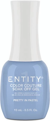 Entity Color Couture Soak Off Gel PRETTY IN PASTEL - 15 ML / .5 Fl Oz