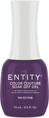Entity Color Couture Soak Off Gel OH SO FAB - 15 ML / .5 Fl Oz