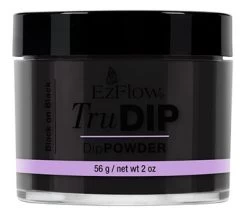 EZ TruDIP Dipping Powder Black On Black - 2 Oz