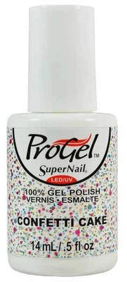 SuperNail ProGel Polish Confetti Cake - Glitter - .5 Fl Oz / 14 ML 4 SuperNail ProGel Polish Confetti Cake - Glitter - .5 Fl Oz / 14 ML - Image 2