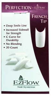 EzFlow Perfection French Tips - 20pk Assorted