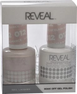 Reveal Gel Polish & Nail Lacquer Matching Duo - PORCELAIN ROMANCE - .5 Oz