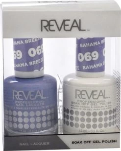 Reveal Gel Polish & Nail Lacquer Matching Duo - BAHAMA BREEZE - .5 Oz
