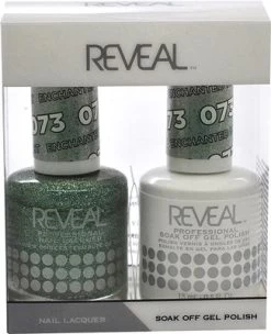 Reveal Gel Polish & Nail Lacquer Matching Duo - ENCHANTED MIST - .5 Oz
