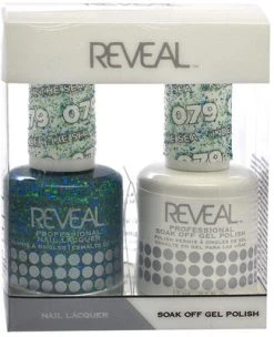 Reveal Gel Polish & Nail Lacquer Matching Duo - UNDER THE SEA - .5 Oz