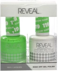 Reveal Gel Polish & Nail Lacquer Matching Duo - MIDORI SOUR - .5 Oz