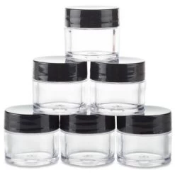 Light Elegance Clear Mixing Containers - 8 Ml, 6 Count