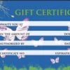 Gift Certificate - 50ct / Design BUTTERFLY (GC104) -Chic Beauty Shop HGC104 81010 66154 10859 98230 04379 77068 77626.1629300999