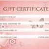 Gift Certificate - 50ct / Design Heart & Butterfly (GC108) -Chic Beauty Shop HGC108 08816 46641 23035 73372 08285 13606 80540.1629301000
