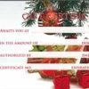 Gift Certificate - 50ct / Design CHRISTMAS (GC110)