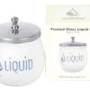 Liquid Cup With Lid FROST Glass - LC133F -Chic Beauty Shop LC133F Z1 83870 67354 72696 72959 98269 46281 77588.1629301002
