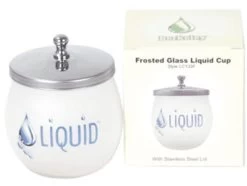 Liquid Cup With Lid FROST Glass - LC133F