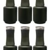 DL Pro Empty Black Amber Glass Polish Bottle .5 Oz - 6 PCS -Chic Beauty Shop SL1502 6 44546.1706824190