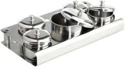 DL Pro Manicure Liquid & Powder Jar Set - 5 Pc