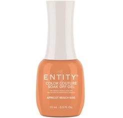 Entity Color Couture Soak Off Gel APRICOT BEACH BAG - 15 ML / .5 Fl Oz