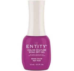 Entity Color Couture Soak Off Gel MAKE COLOR NOT WAR - 15 ML / .5 Fl Oz