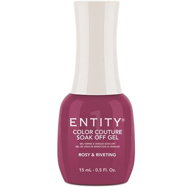 Entity Color Couture Soak Off Gel ROSY & RIVETING - 15 ML / .5 Fl Oz 3 Entity Color Couture Soak Off Gel ROSY & RIVETING - 15 ML / .5 Fl Oz