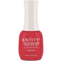 Entity Color Couture Soak Off Gel PLUSH POUT - 15 ML / .5 Fl Oz