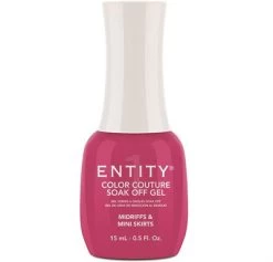 Entity Color Couture Soak Off Gel MIDRIFFS & MINI SKIRTS - 15 ML / .5 Fl Oz