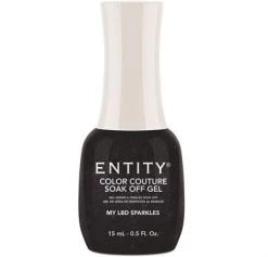 Entity Color Couture Soak Off Gel MY LBD SPARKLES - 15 ML / .5 Fl Oz
