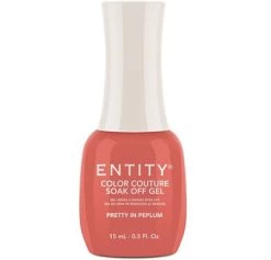 Entity Color Couture Soak Off Gel PRETTY IN PEPLUM - 15 ML / .5 Fl Oz
