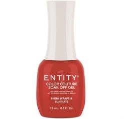Entity Color Couture Soak Off Gel BIKINI WRAPS & SUN HATS - 15 ML / .5 Fl Oz