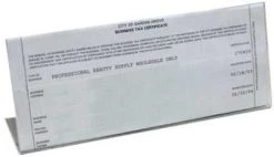 License Holder - Table -Chic Beauty Shop licenseplate 11584 74158 47714 21946 93945 38813 75668.1629300659